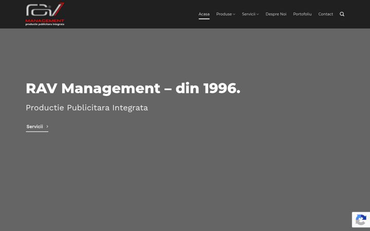 Screenshot ta' ravmanagement.ro