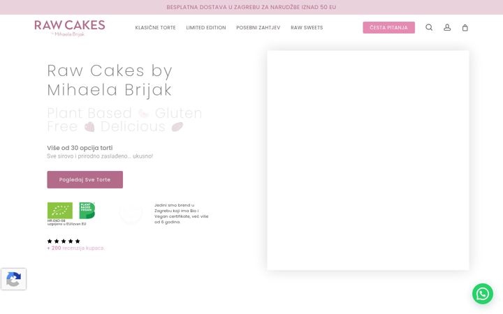 Screenshot of rawcakes.hr