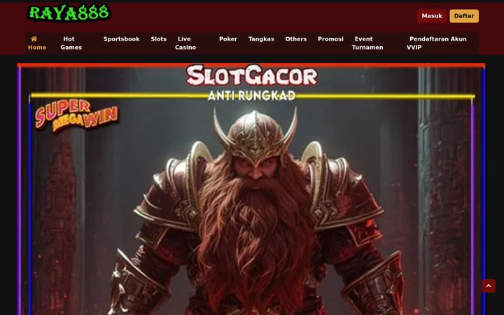 Screenshot of raya888.net