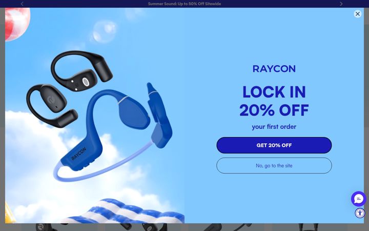 Screenshot of rayconglobal.com