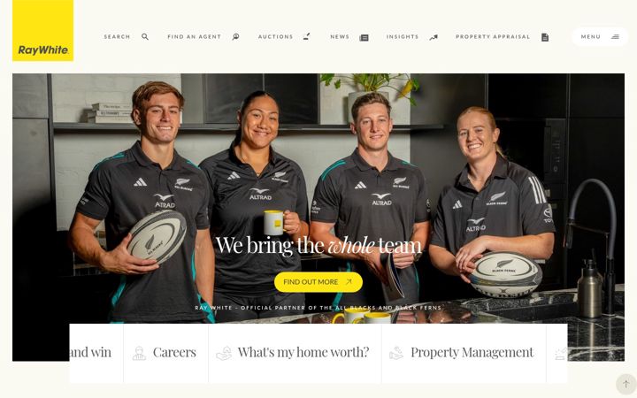 Ekrano kopija raywhite.co.nz
