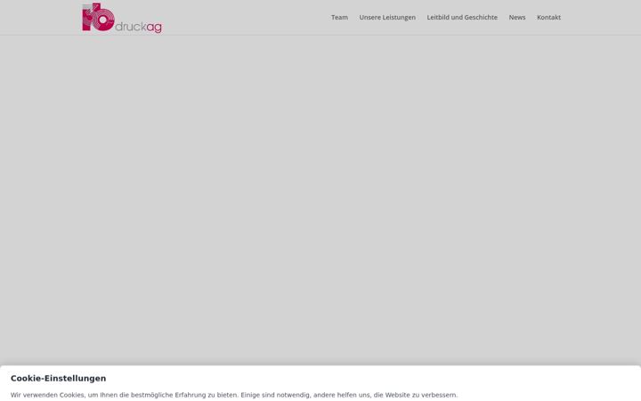 Skärmbild av rbdruckag.ch