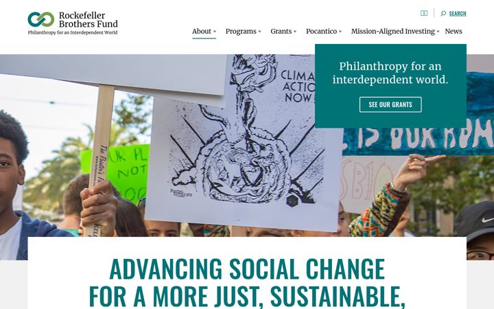 Screenshot of rbf.org