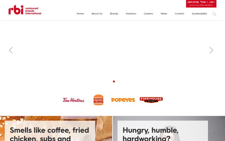 Screenshot of rbi.com