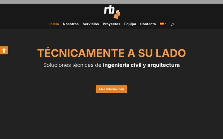 Kuvakaappaus sivustosta rbingenieros.eu