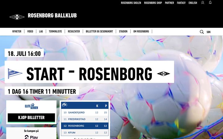 Screenshot of rbk.no