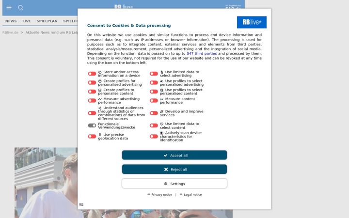 Screenshot of rblive.de