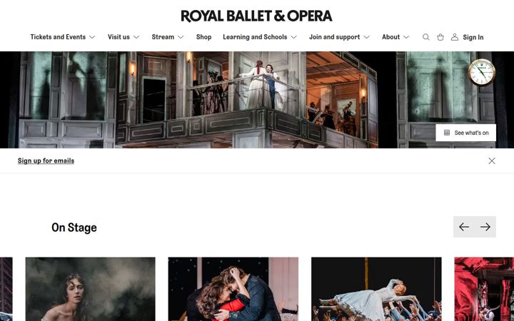 Screenshot of rbo.org.uk