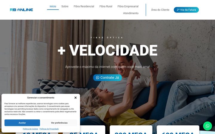 Posnetek zaslona rbonline.com.br