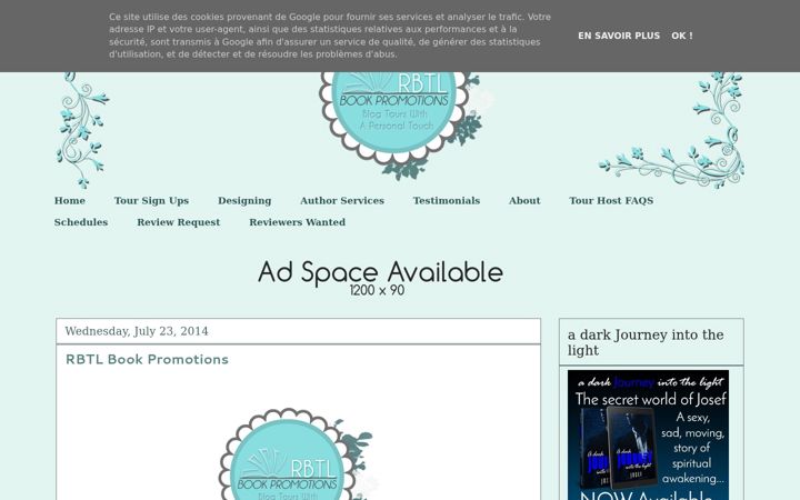 Screenshot van rbtlbooktours.com