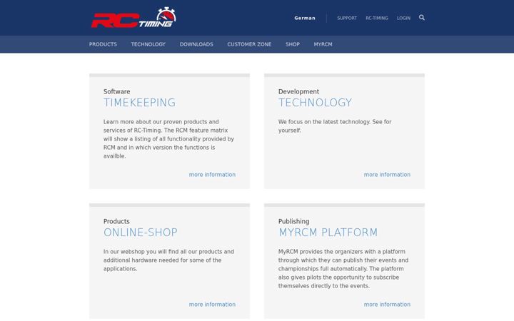 Screenshot of rc-timing.ch
