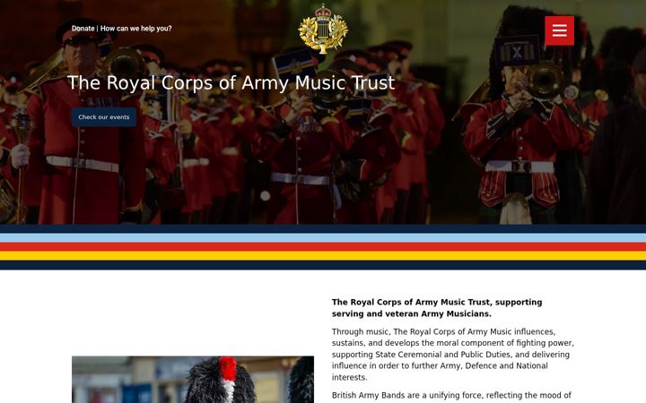 Captura de ecrã de rcamtrust.co.uk