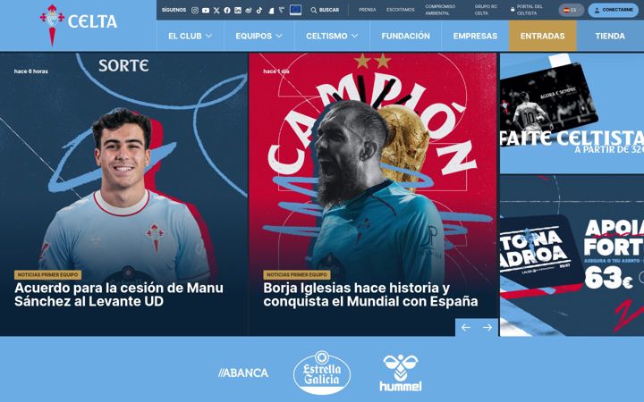 Screenshot of rccelta.es
