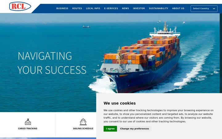 Screenshot of rclgroup.com