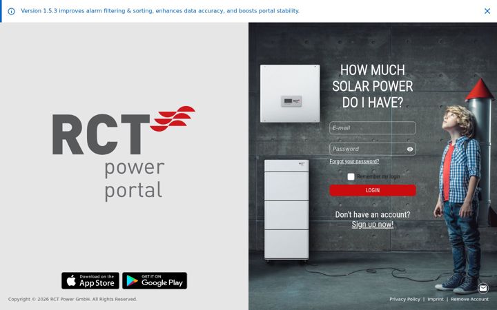 Screenshot of rct-portal.com
