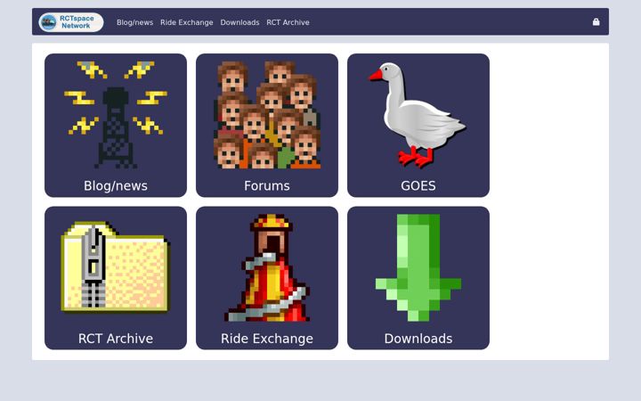 Screenshot of rctspace.com