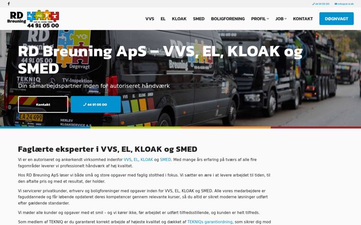 Kuvakaappaus sivustosta rd-b.dk