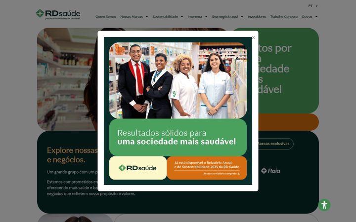 Screenshot of rd.com.br