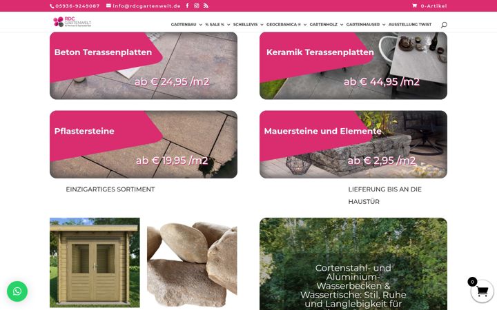 Posnetek zaslona rdcgartenwelt.de