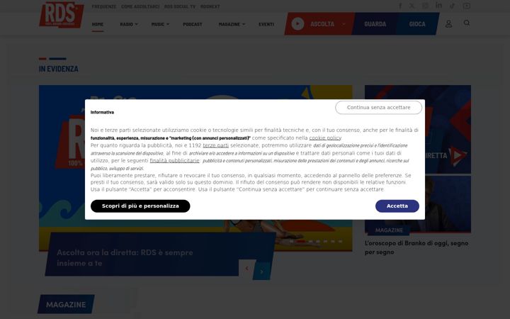 Screenshot of rds.radio