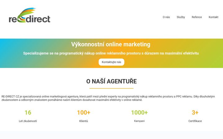 Screenshot of re-direct.cz