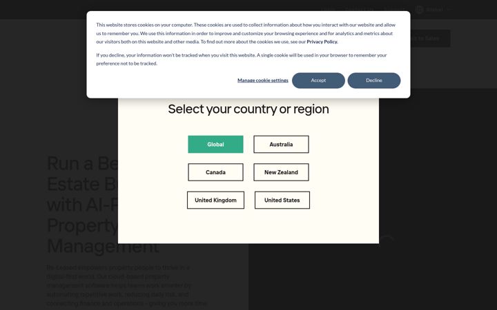 Screenshot of re-leased.com