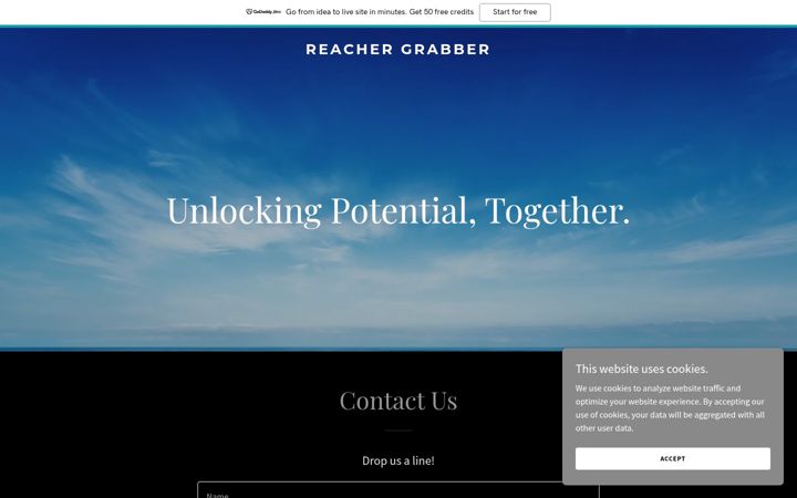 Screenshot of reachergrabber.com
