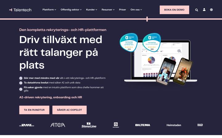 Screenshot of reachmee.com