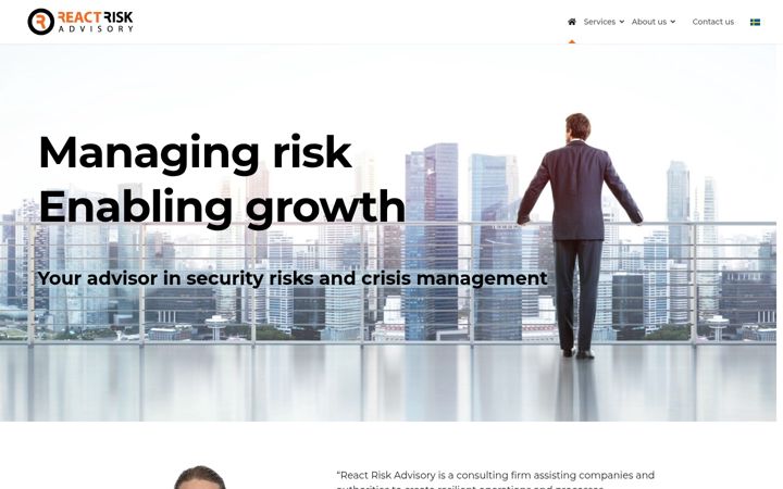 Képernyőkép: react-risk.com
