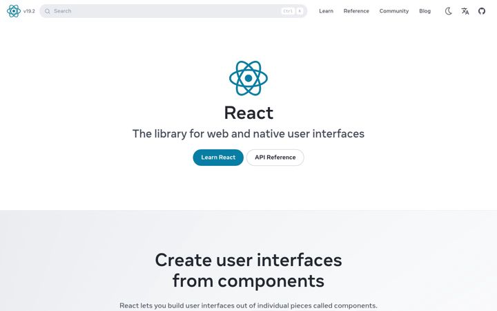 Képernyőkép: reactjs.org
