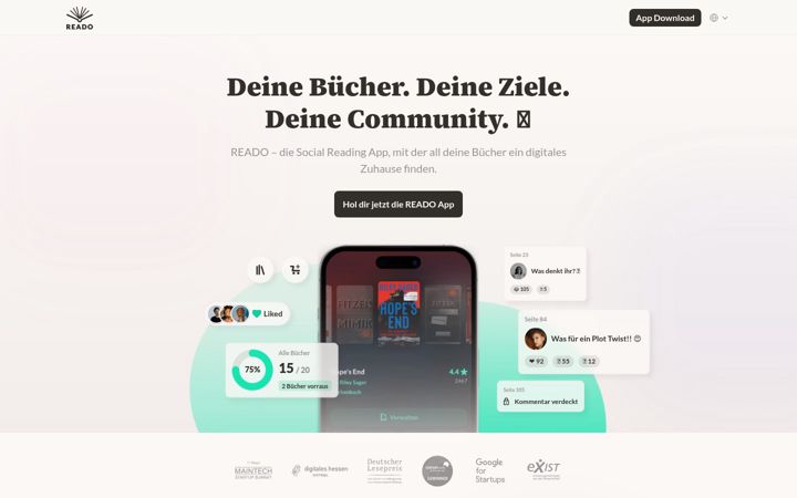 Screenshot of reado.app
