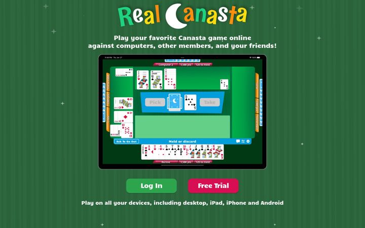 Screenshot of realcanasta.com
