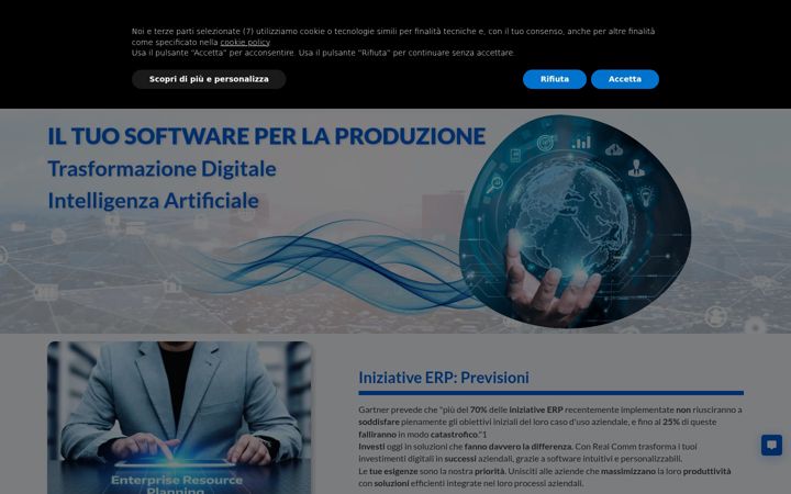 Screenshot of realcomm.it