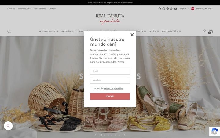 Screenshot of realfabrica.com