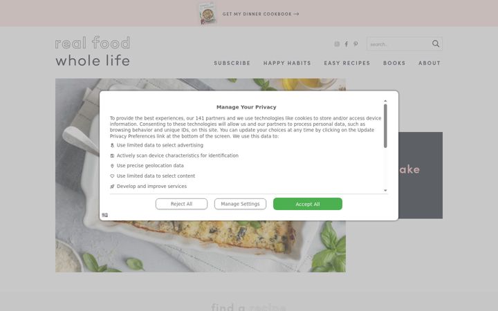 Screenshot of realfoodwholelife.com