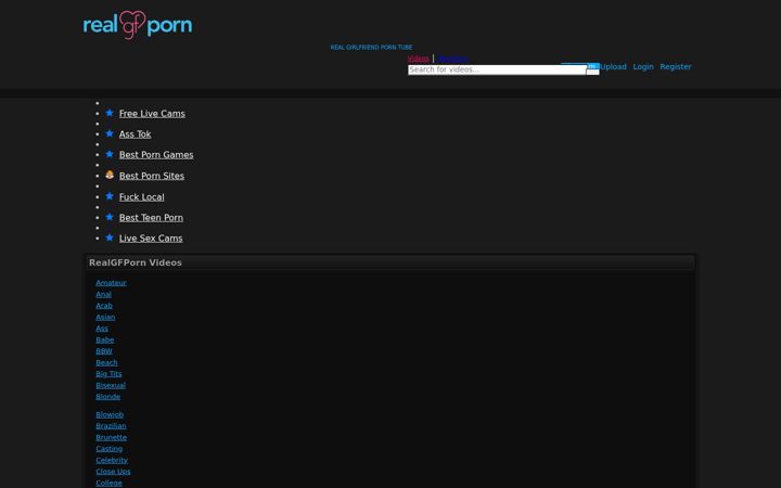 Screenshot of realgfporn.com