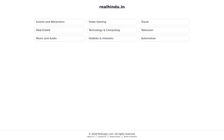 Skærmbillede af realhindu.in