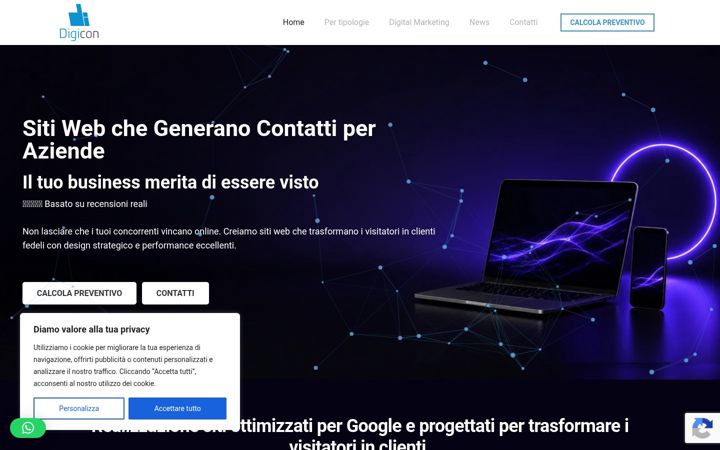 Screenshot of realizzazione-siti-web-milano.com