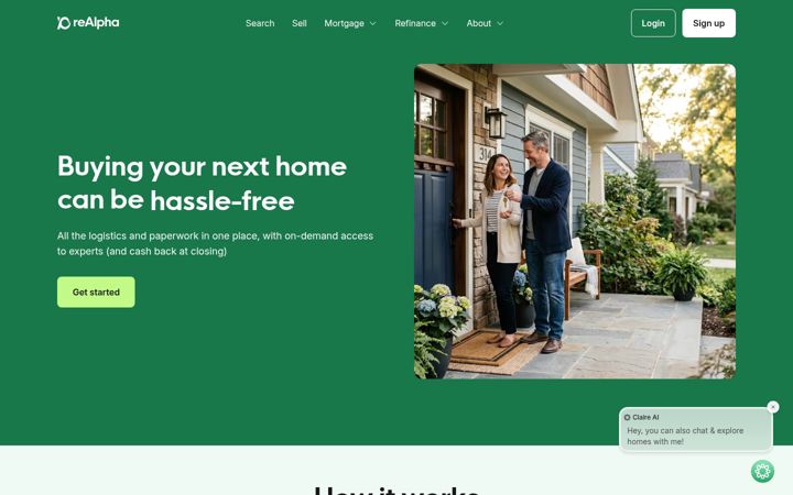 Screenshot of realpha.com