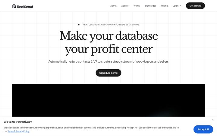 Screenshot of realscout.com