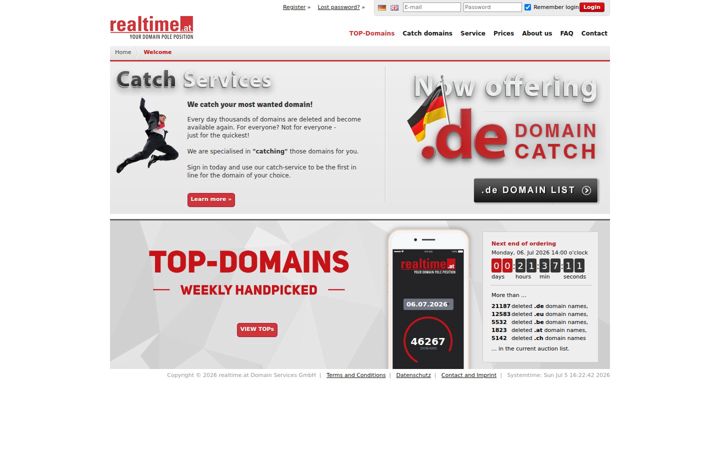 Screenshot of realtime.at