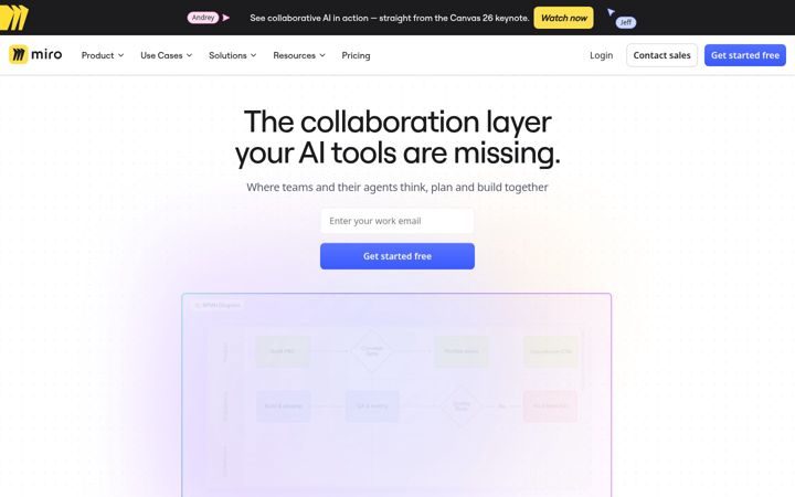 Screenshot of realtimeboard.com