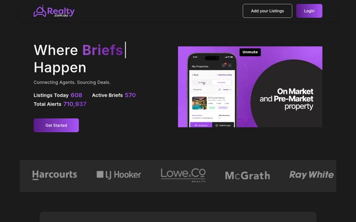 Screenshot of realty.com.au