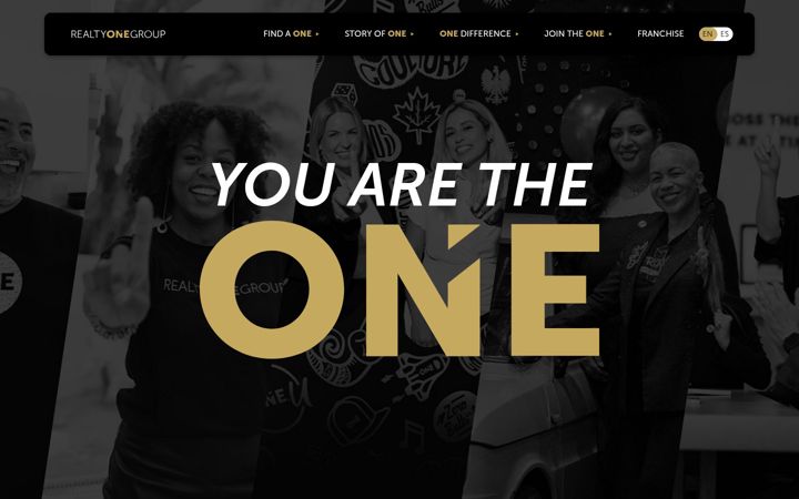 Screenshot of realtyonegroup.com