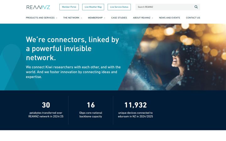 Screenshot του reannz.co.nz
