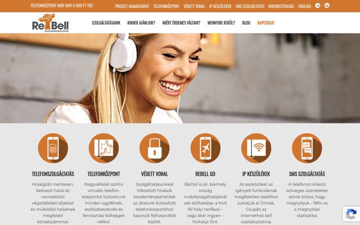 Screenshot of rebelltel.hu
