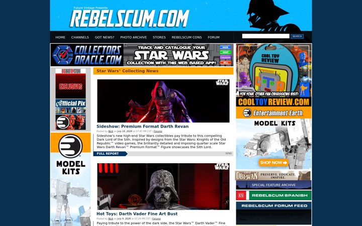 Screenshot of rebelscum.com