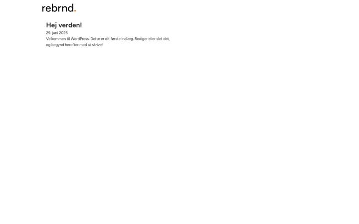 Screenshot of rebrnd.dk