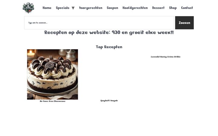 Screenshot of receptvinder.nl