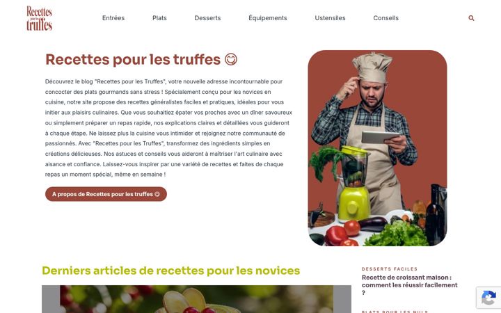 Screenshot von recette-truffe.fr